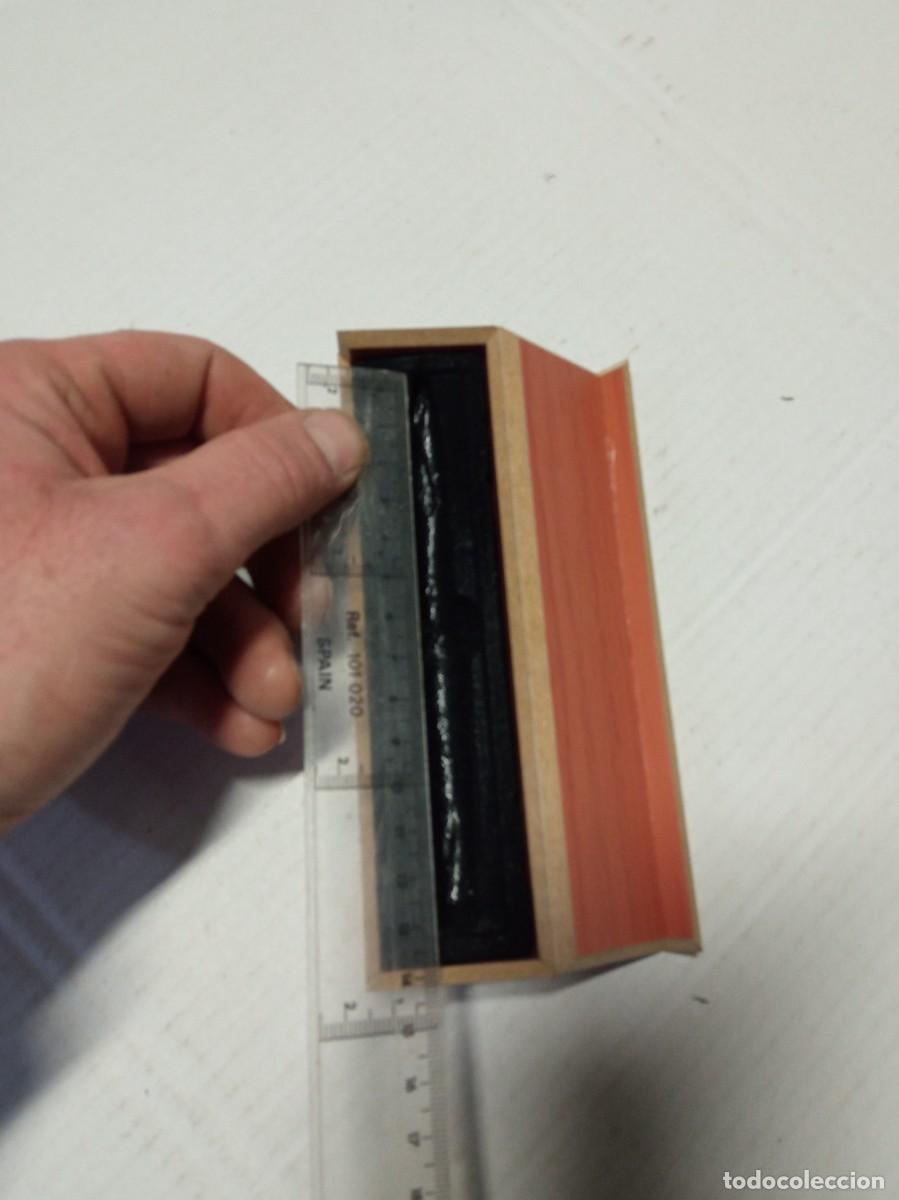 Bol&iacute;grafos antiguos: Funda de boligrafo de madera. - Foto 3