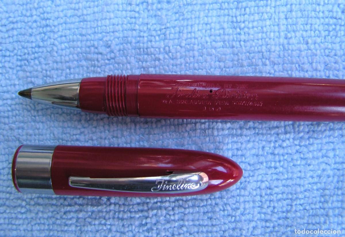 Bol&iacute;grafos antiguos: BOLIGRAFO SHEAFFER ROJO - Foto 3