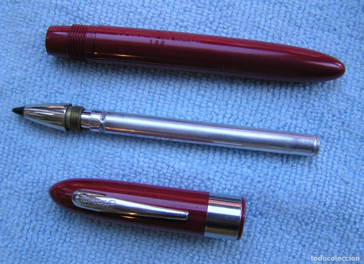 Bol&iacute;grafos antiguos: BOLIGRAFO SHEAFFER ROJO - Foto 4
