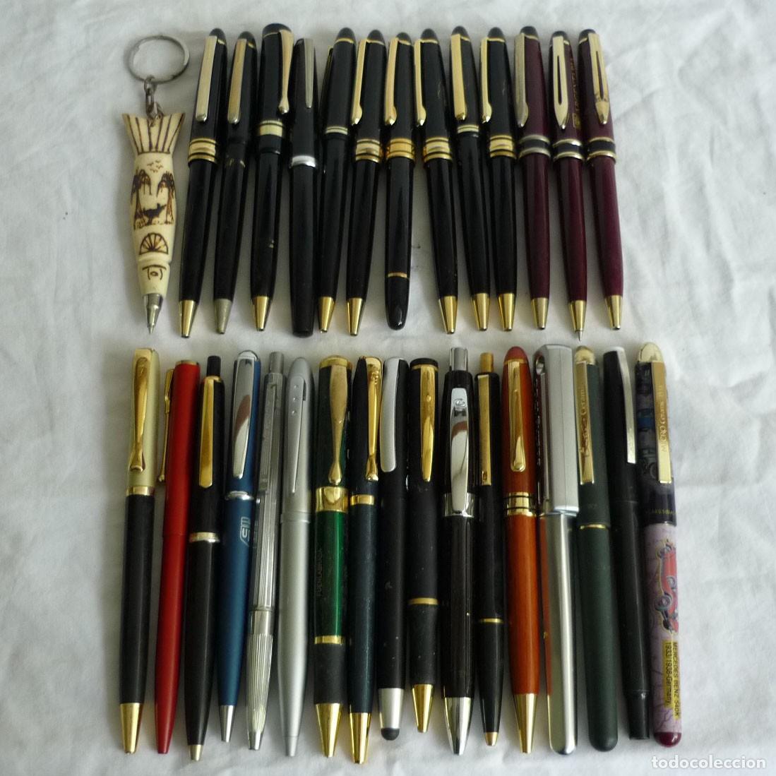 Bol&iacute;grafos antiguos: 31 bol&iacute;grafos variados - Foto 1
