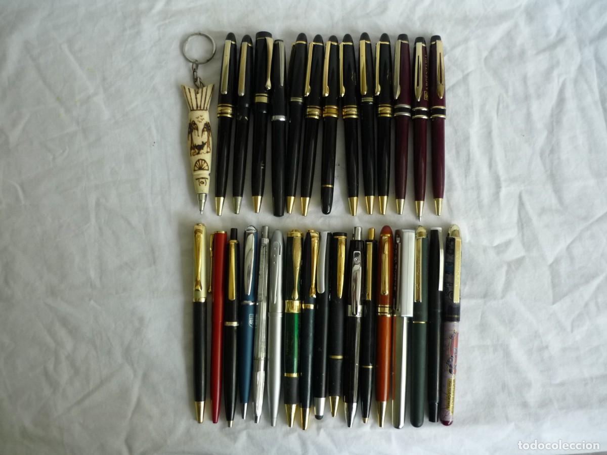 Bol&iacute;grafos antiguos: 31 bol&iacute;grafos variados - Foto 2