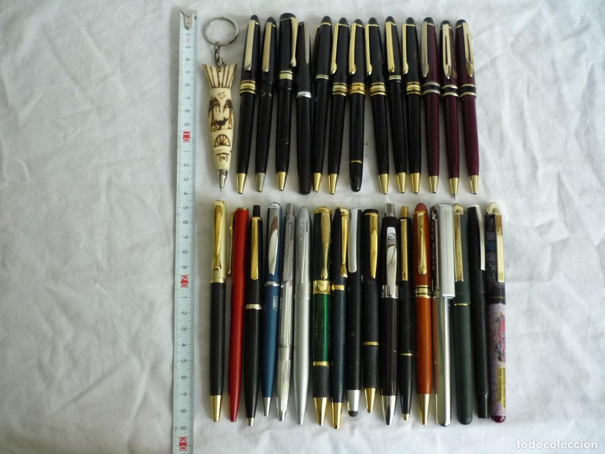 Bol&iacute;grafos antiguos: 31 bol&iacute;grafos variados - Foto 3