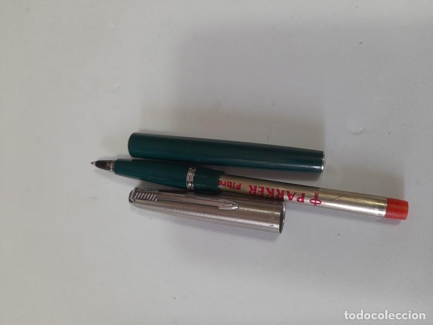 Bol&iacute;grafos antiguos: Parker roller en buen estado. - Foto 2