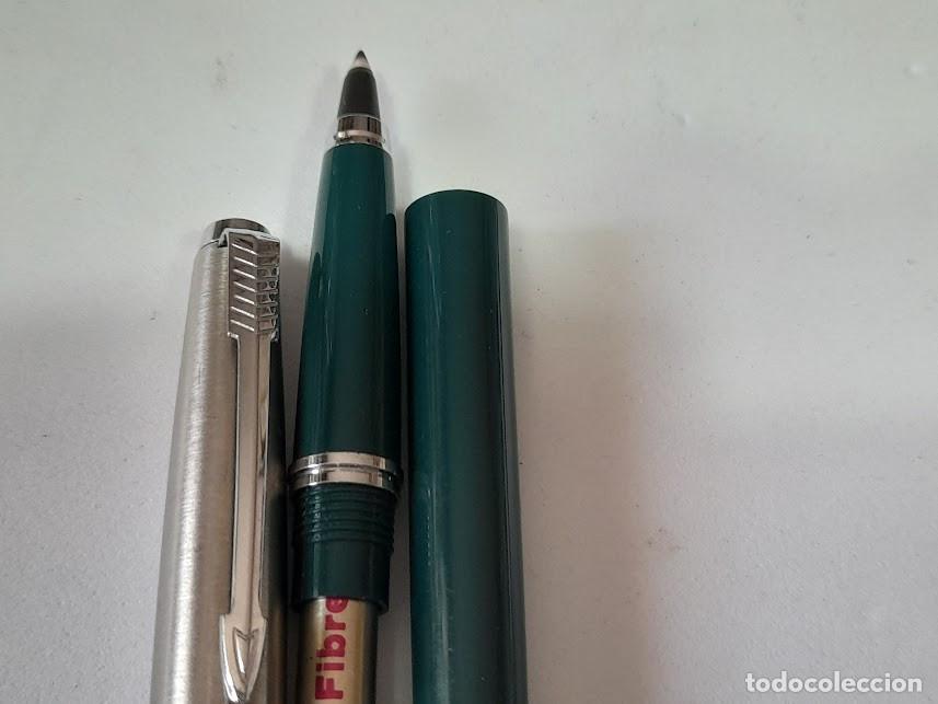 Bol&iacute;grafos antiguos: Parker roller en buen estado. - Foto 3