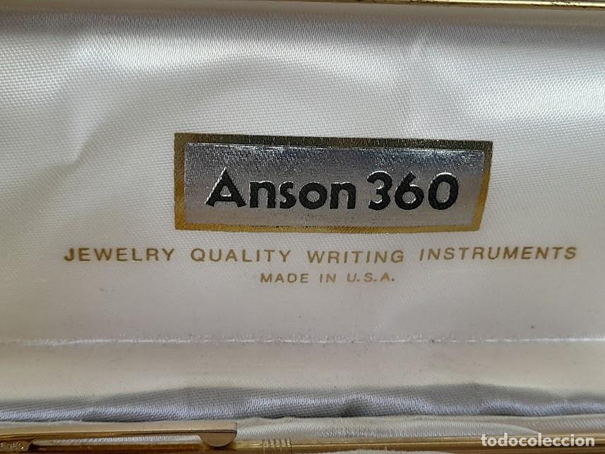 Bol&iacute;grafos antiguos: Boligrafo Anson 360 U.S.A - Foto 8