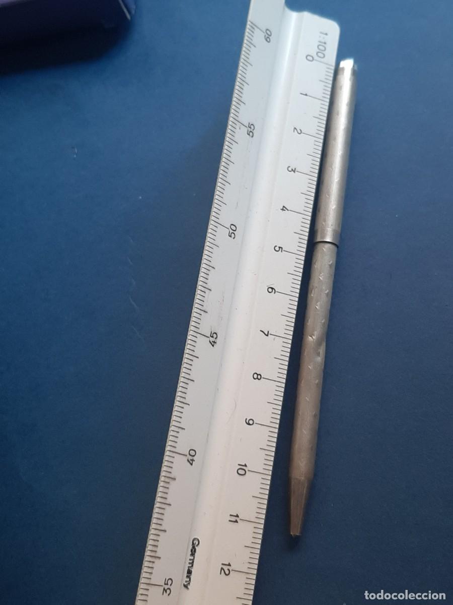 Bol&iacute;grafos antiguos: Boligrafo de plata 925 - Foto 3