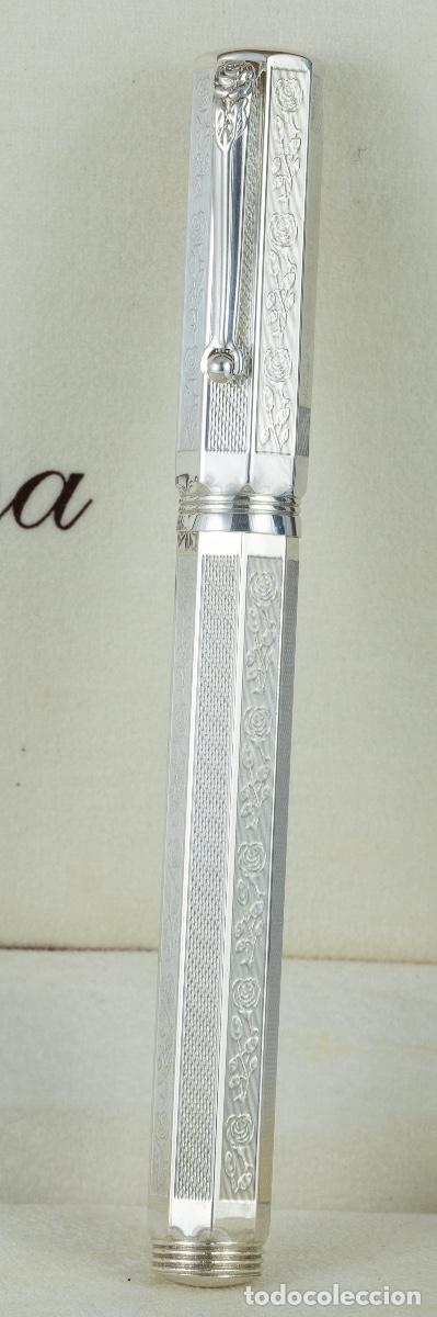 Bol&iacute;grafos antiguos: Montegrappa Reminiscence Silver 925 - Foto 2