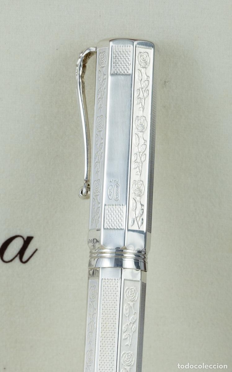 Bol&iacute;grafos antiguos: Montegrappa Reminiscence Silver 925 - Foto 3
