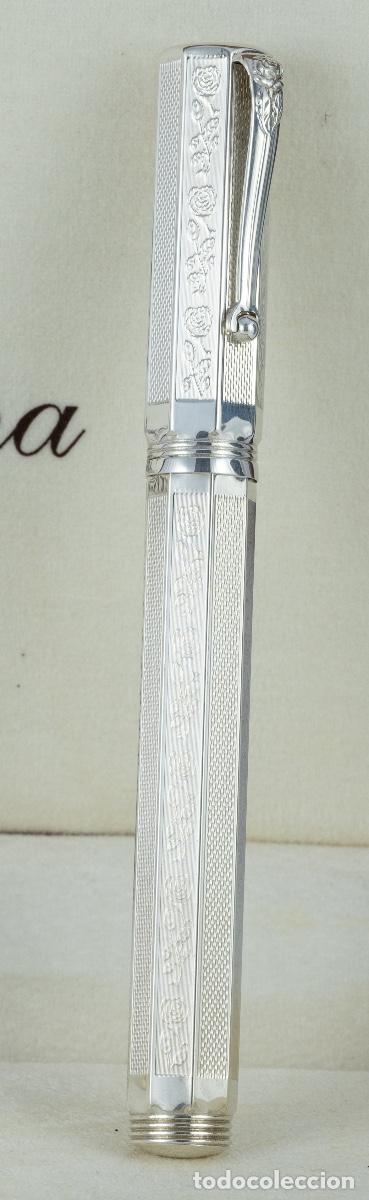 Bol&iacute;grafos antiguos: Montegrappa Reminiscence Silver 925 - Foto 7