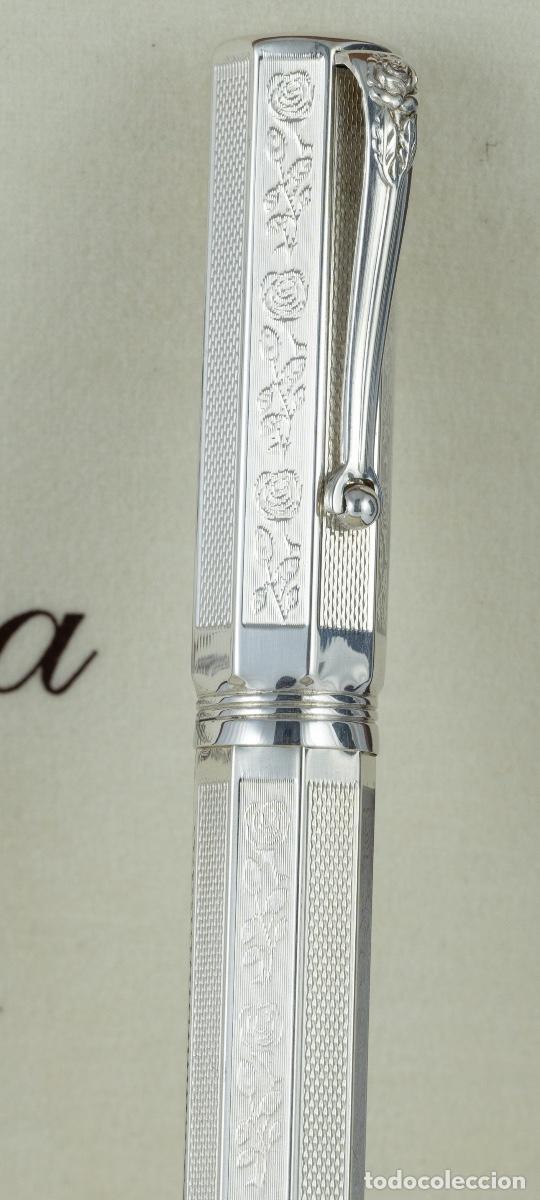 Bol&iacute;grafos antiguos: Montegrappa Reminiscence Silver 925 - Foto 8