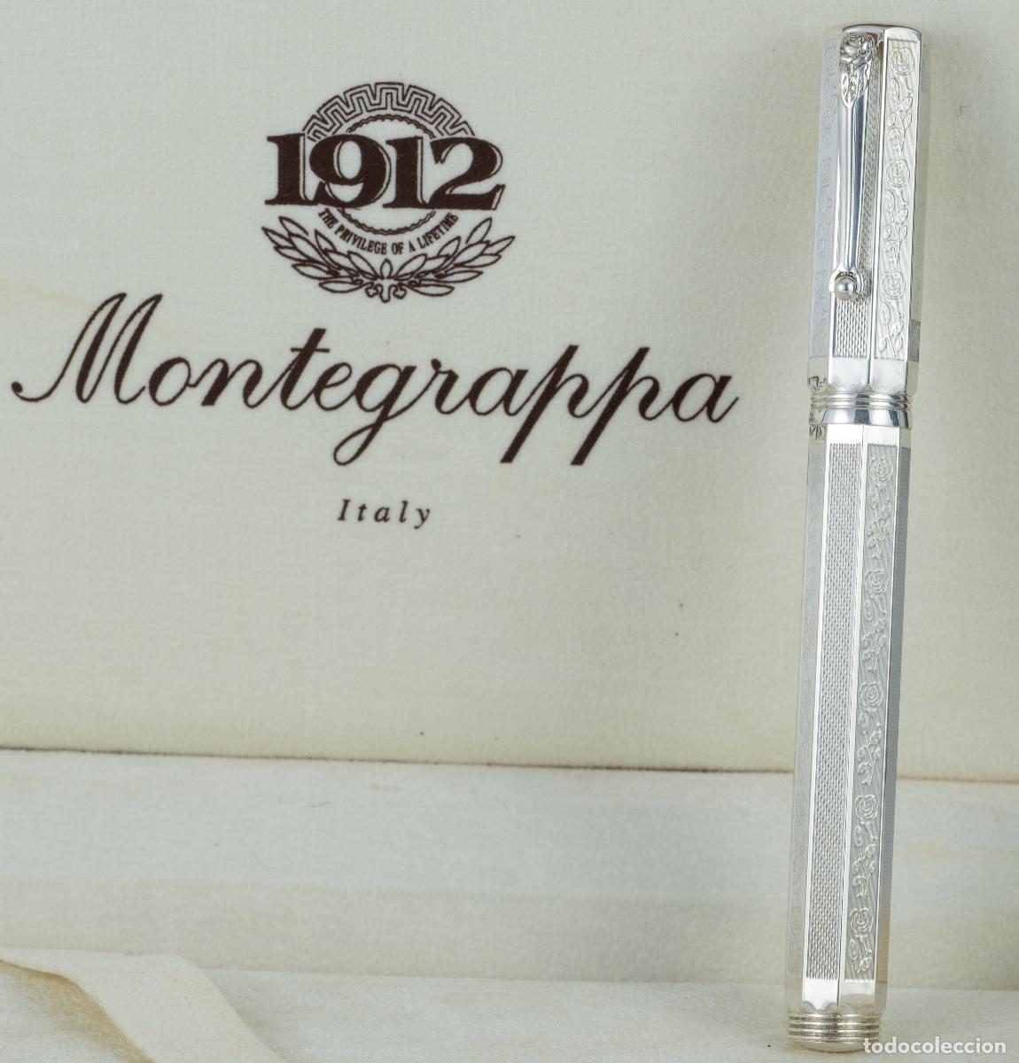 Bol&iacute;grafos antiguos: Montegrappa Reminiscence Silver 925 - Foto 14