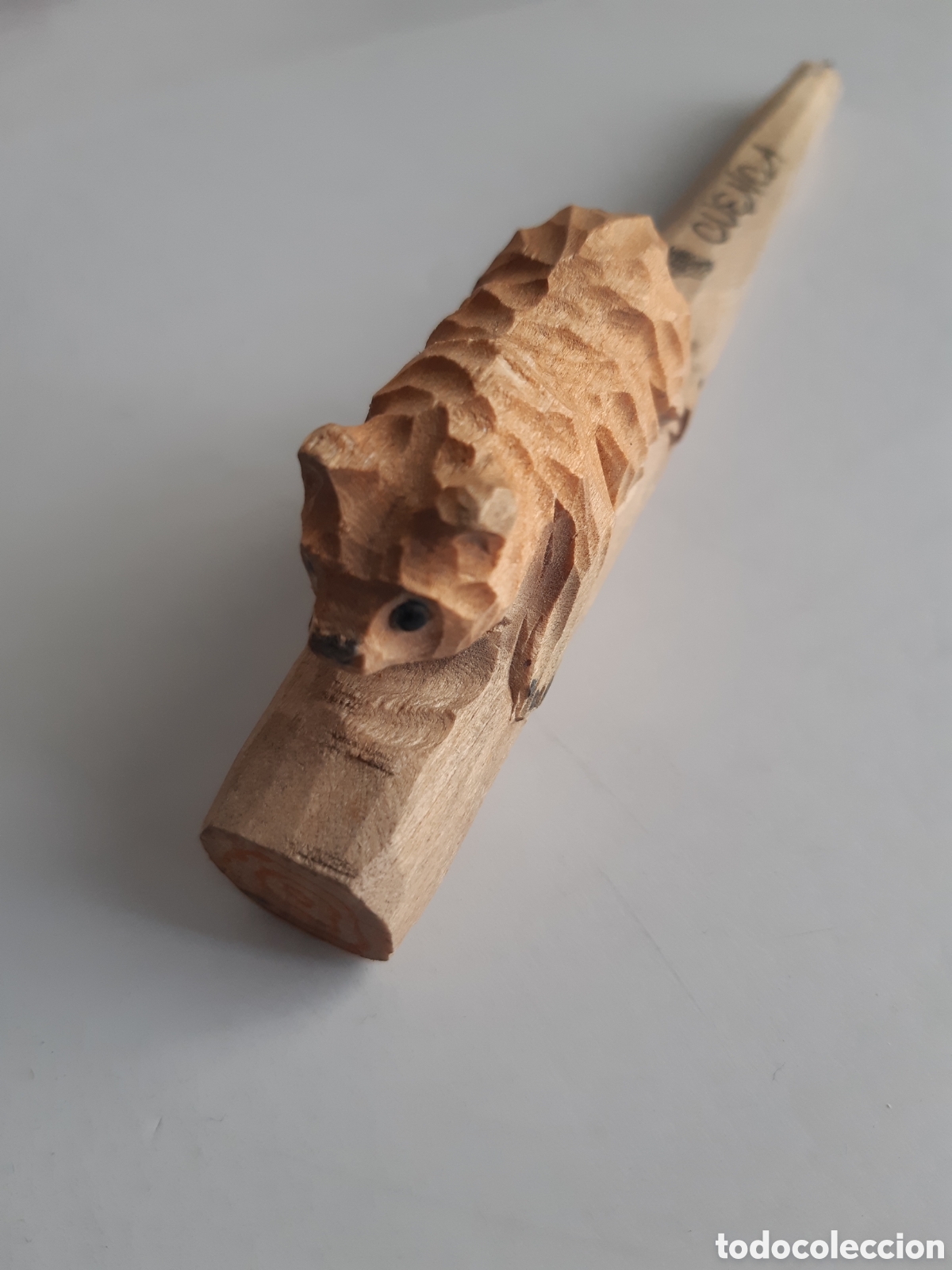 Bol&iacute;grafos antiguos: Bol&iacute;grafo de madera. Recuerdo de Cuenca - Foto 1