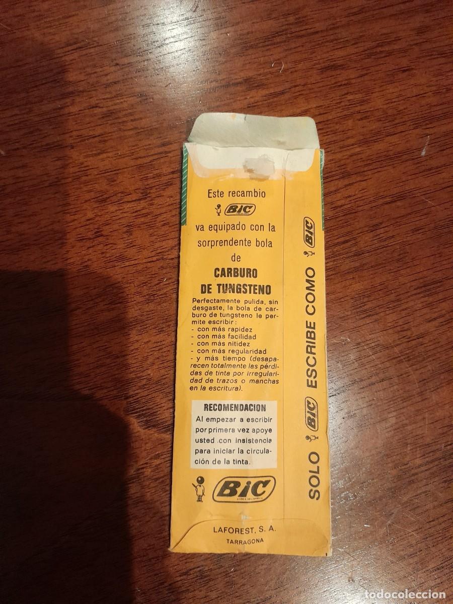 Bol&iacute;grafos antiguos: Recambio Bic antiguo - Foto 4