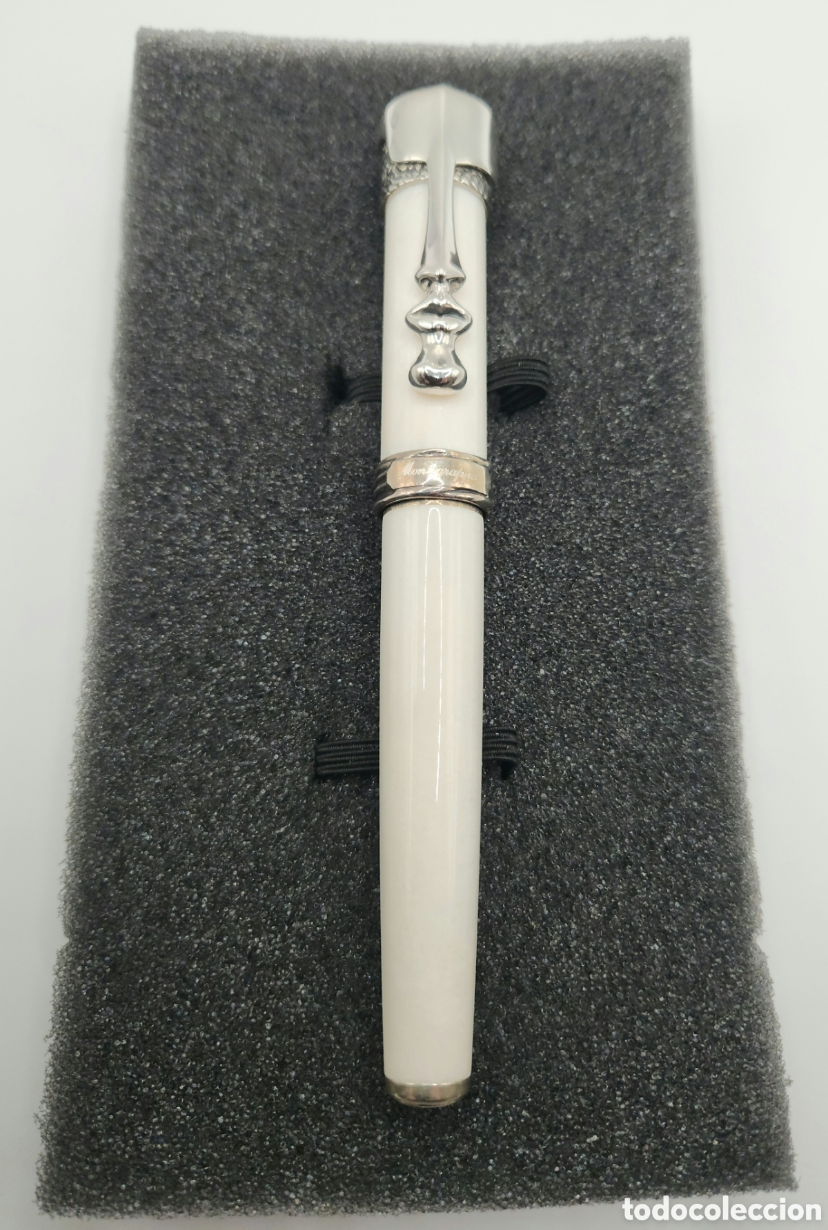 Bol&iacute;grafos antiguos: Montegrappa Salvador Dal&iacute; plata - Foto 4