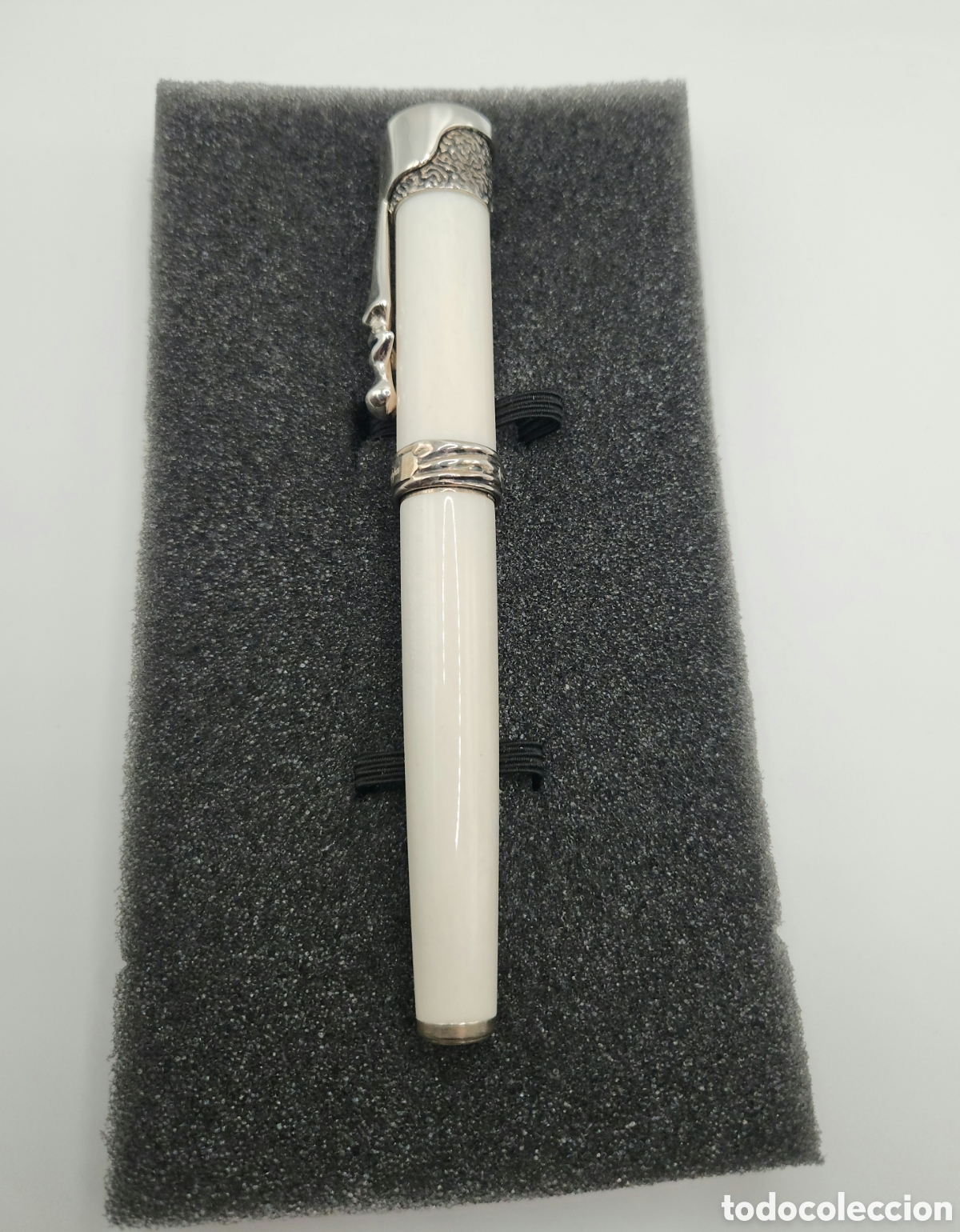 Bol&iacute;grafos antiguos: Montegrappa Salvador Dal&iacute; plata - Foto 5