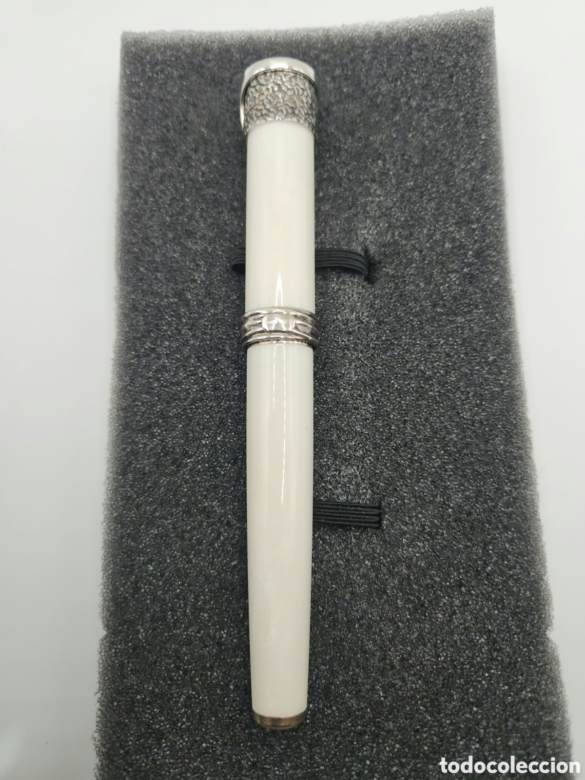 Bol&iacute;grafos antiguos: Montegrappa Salvador Dal&iacute; plata - Foto 6