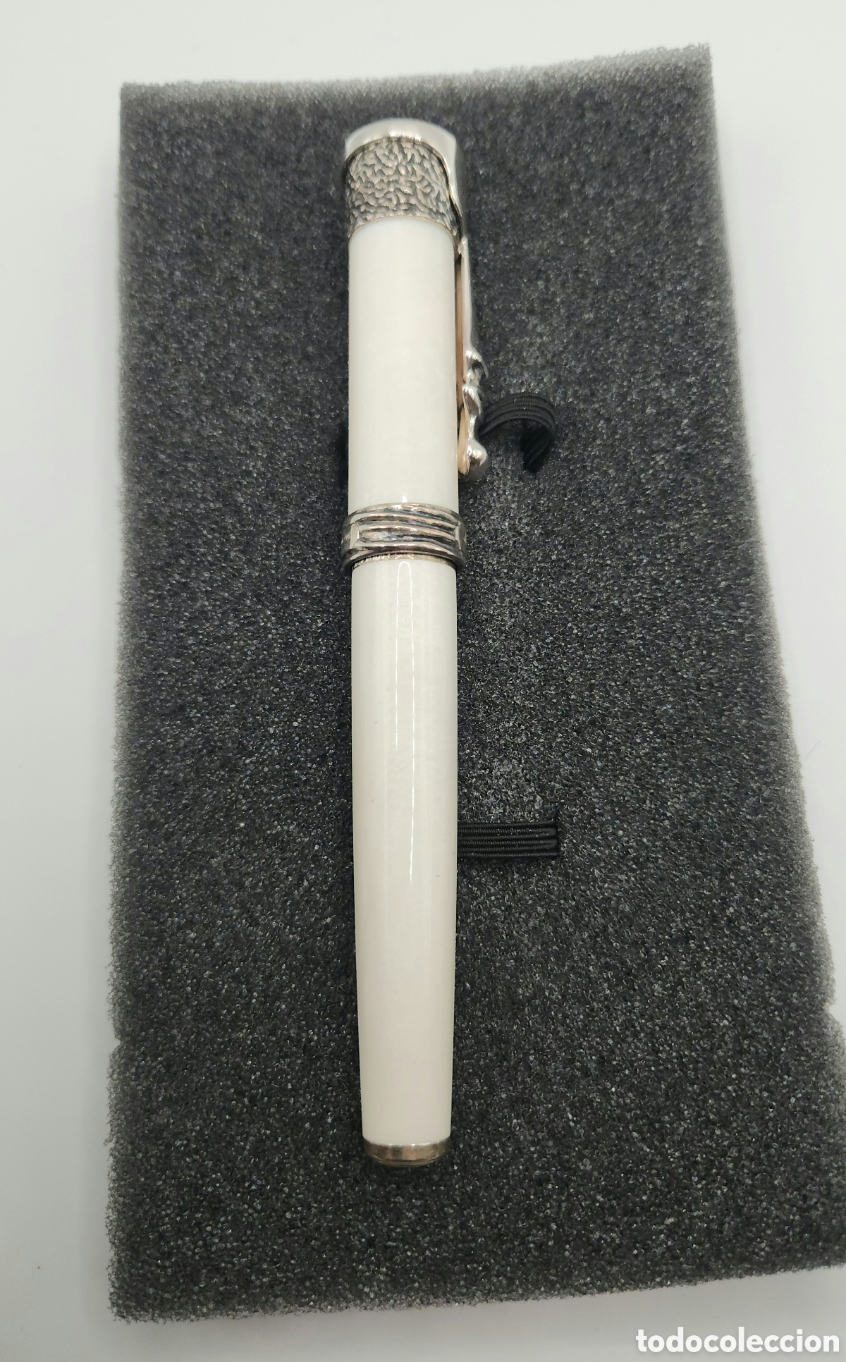 Bol&iacute;grafos antiguos: Montegrappa Salvador Dal&iacute; plata - Foto 7