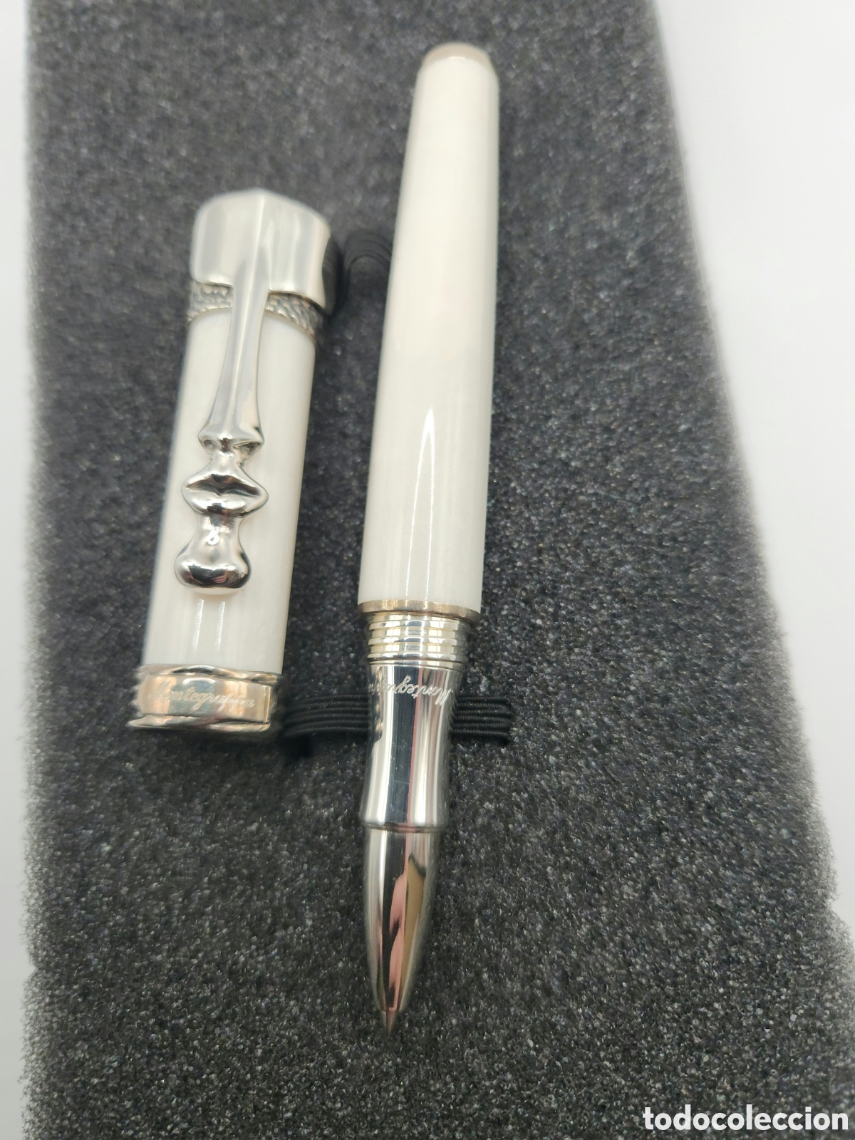Bol&iacute;grafos antiguos: Montegrappa Salvador Dal&iacute; plata - Foto 8