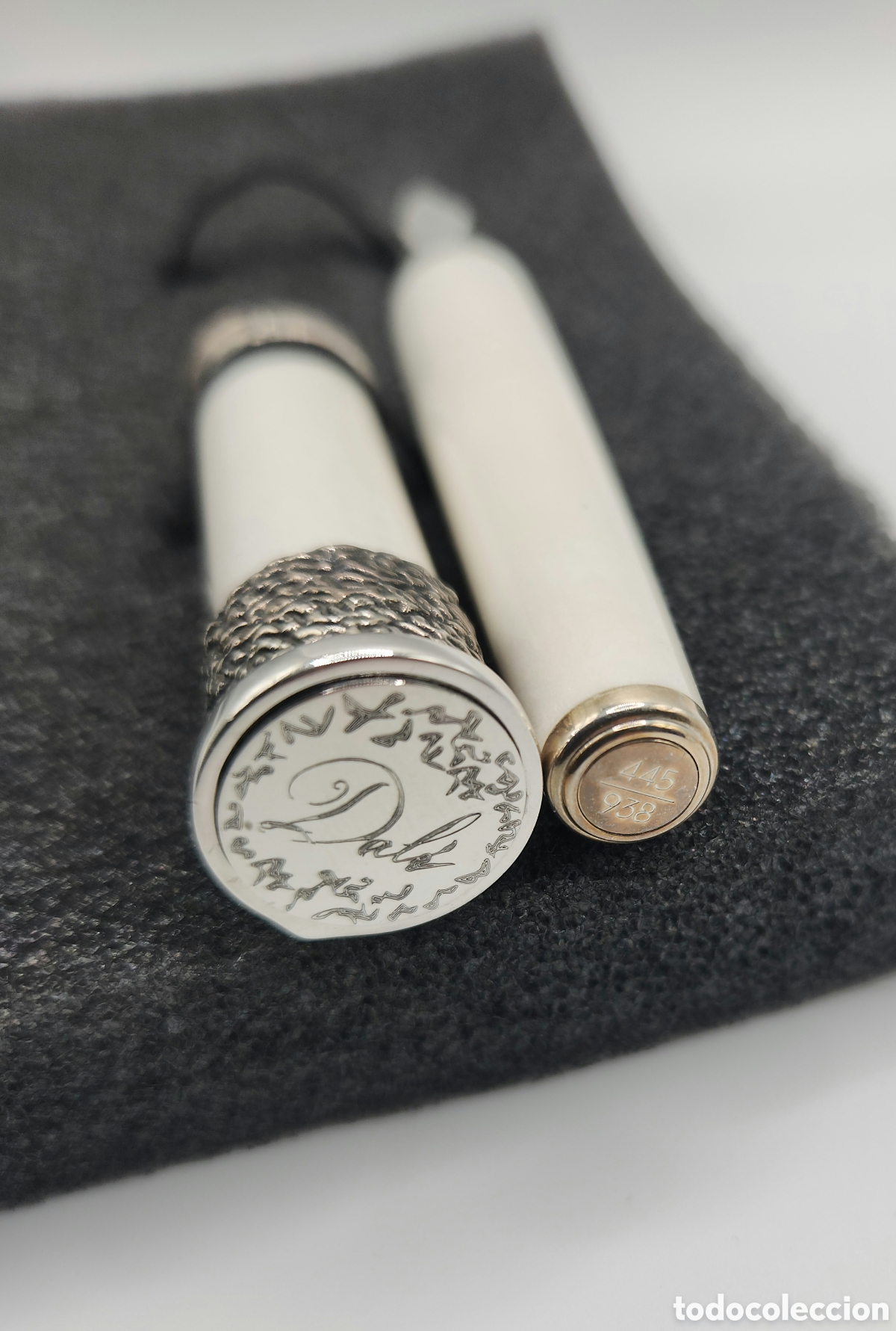 Bol&iacute;grafos antiguos: Montegrappa Salvador Dal&iacute; plata - Foto 9