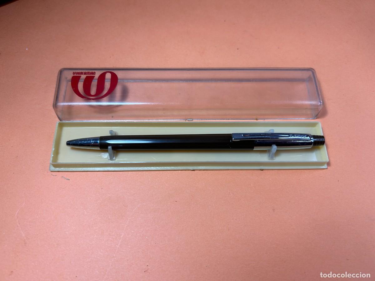 Bol&iacute;grafos antiguos: BOLIGRAGO MARRON WATERMAN - Foto 1