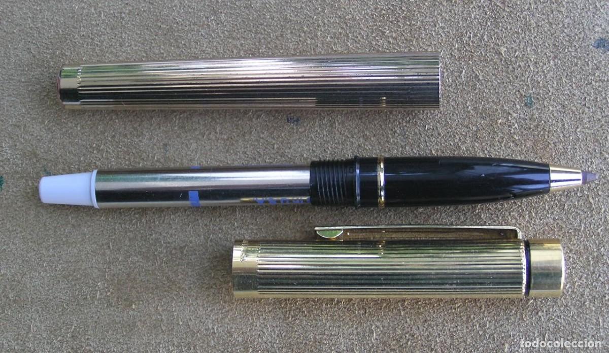 Bol&iacute;grafos antiguos: ROLLER SHEAFFER DORADO MODELO TARGA - Foto 3