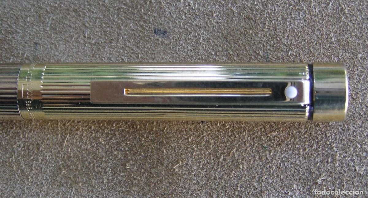 Bol&iacute;grafos antiguos: ROLLER SHEAFFER DORADO MODELO TARGA - Foto 5