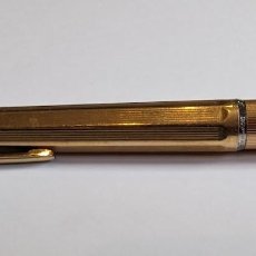 Bolígrafos antiguos: BOLIGRAFO BALLOGRAF ROLLER GOLD 20 MICRONS - MADE IN SWEDEN