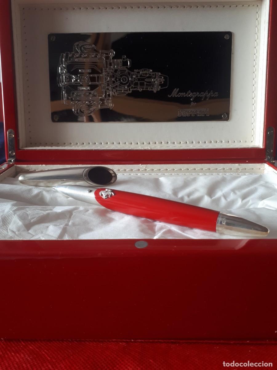 Bol&iacute;grafos antiguos: BOLIGRAFO MONTEGRAPPA FERRARI - Foto 2