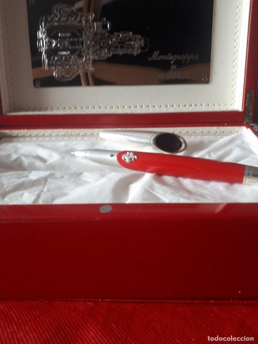 Bol&iacute;grafos antiguos: BOLIGRAFO MONTEGRAPPA FERRARI - Foto 4
