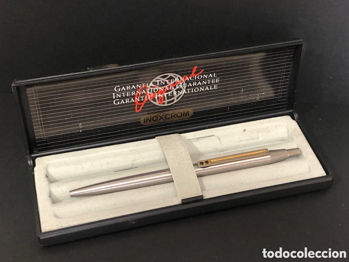 Bol&iacute;grafos antiguos: INOXCROM MODELO 2001 EN CAJA ORIGINAL - Foto 1