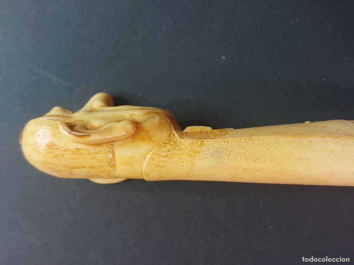 Bol&iacute;grafos antiguos: BOL&Iacute;GRAFO ANTIGUO CELULOIDE CON CABEZA - Foto 6