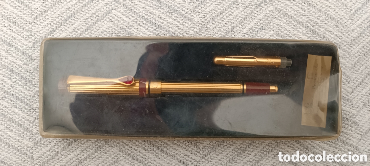 Bol&iacute;grafos antiguos: Pluma Peruzzo Nueva precintado - Foto 2