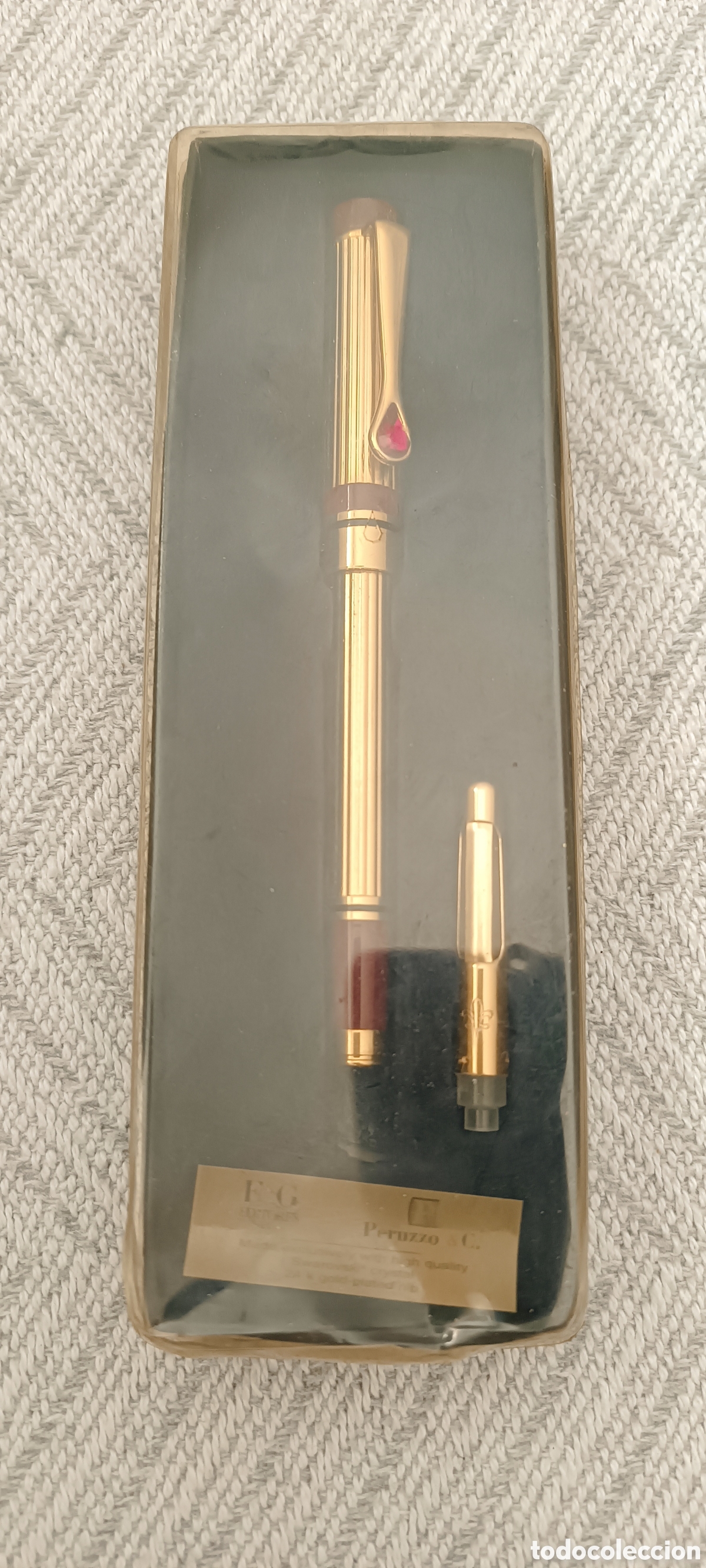 Bol&iacute;grafos antiguos: Pluma Peruzzo Nueva precintado - Foto 1