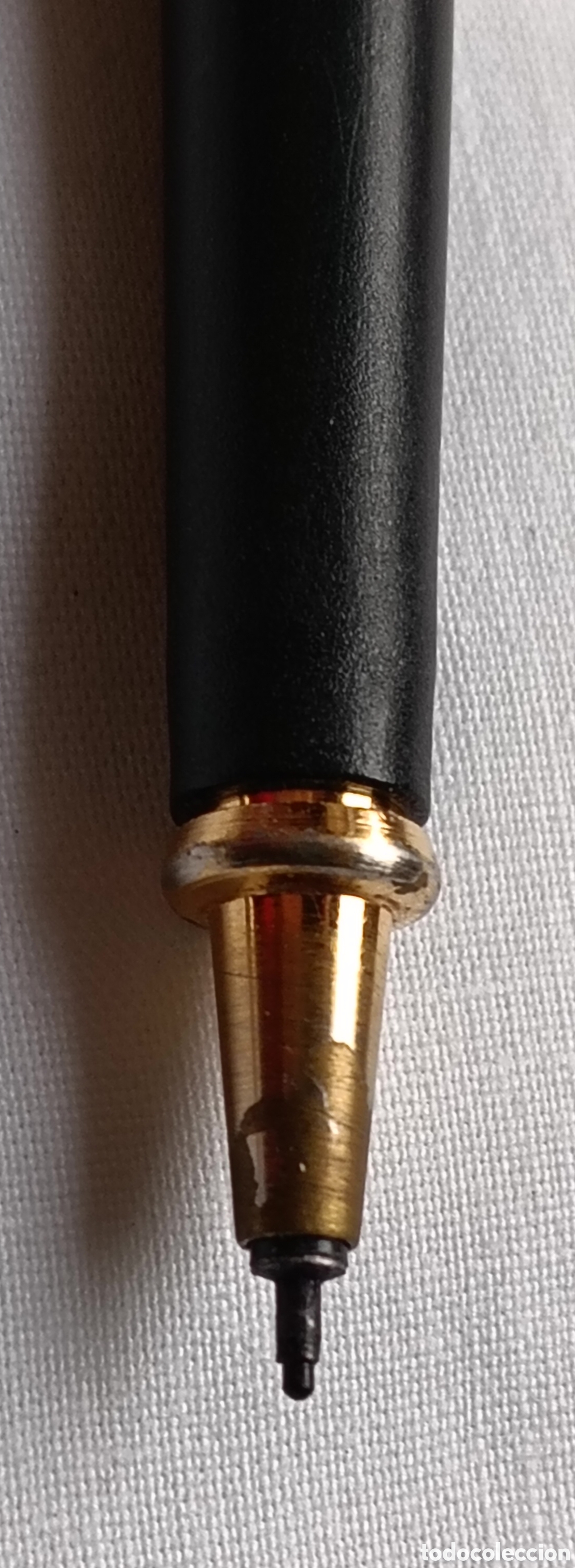 Bol&iacute;grafos antiguos: Rollerball color dorado sin marca - Foto 5