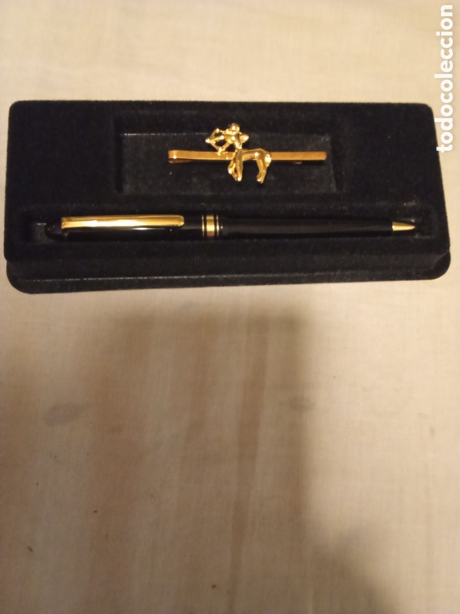 Bol&iacute;grafos antiguos: BOL&Iacute;GRAFO ANTIGUO CON PASACORBATAS - Foto 1