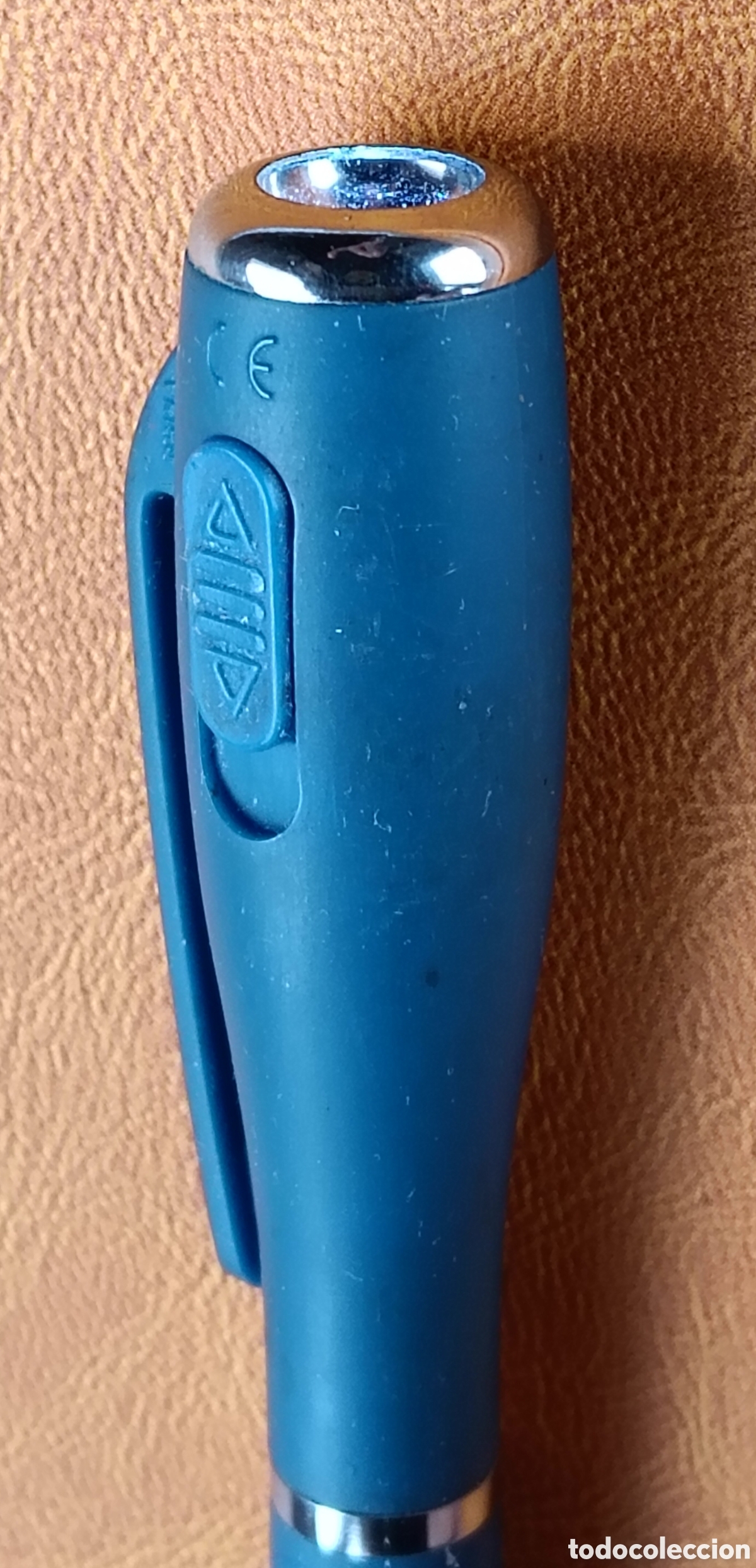 Bol&iacute;grafos antiguos: Roller con luz, azul oscuro , - Foto 5
