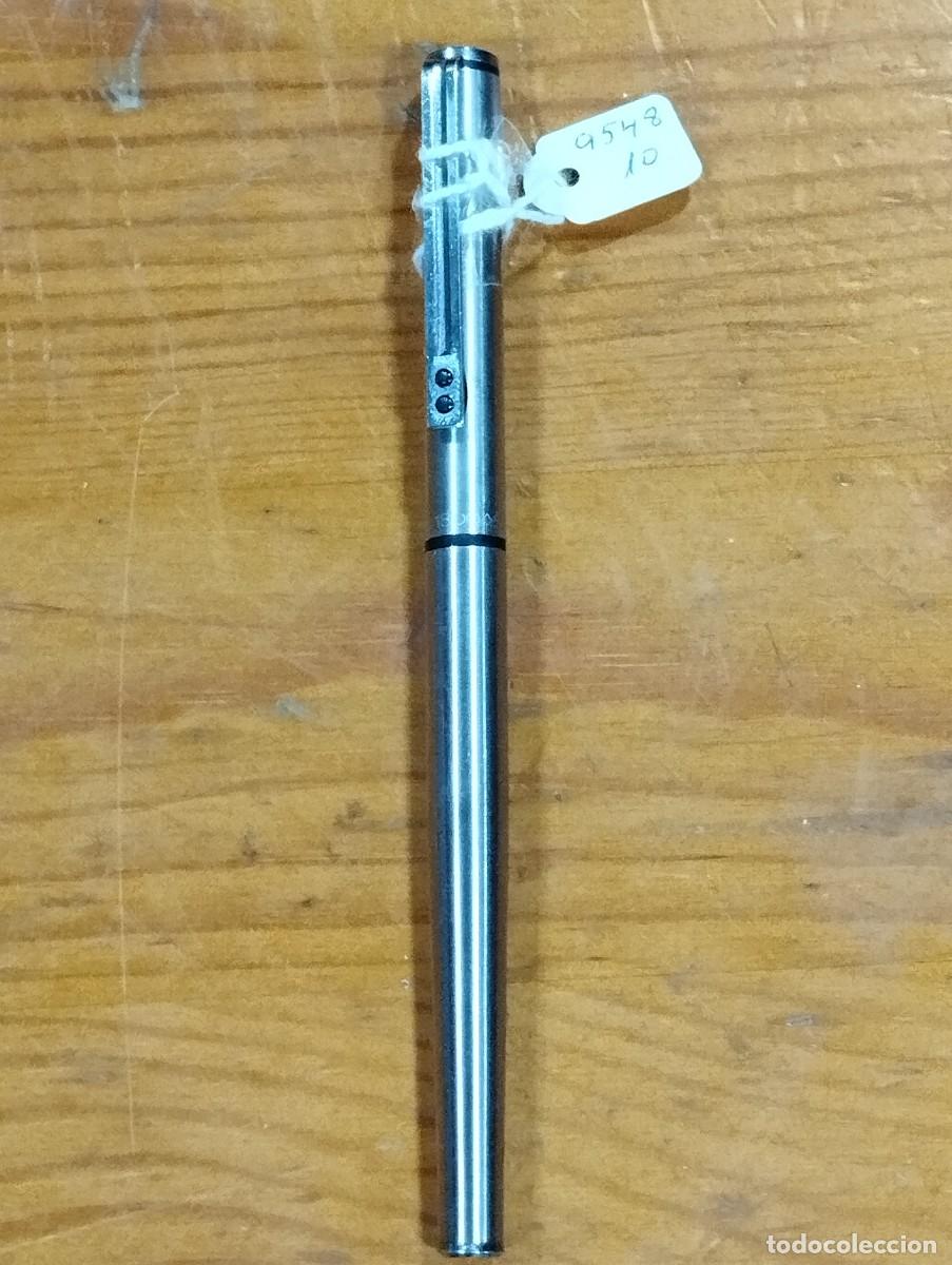 Bol&iacute;grafos antiguos: ROLLER INOXCROM MOD. 1800 DE ACERO. CON CAPUCH&Oacute;N. - Foto 1
