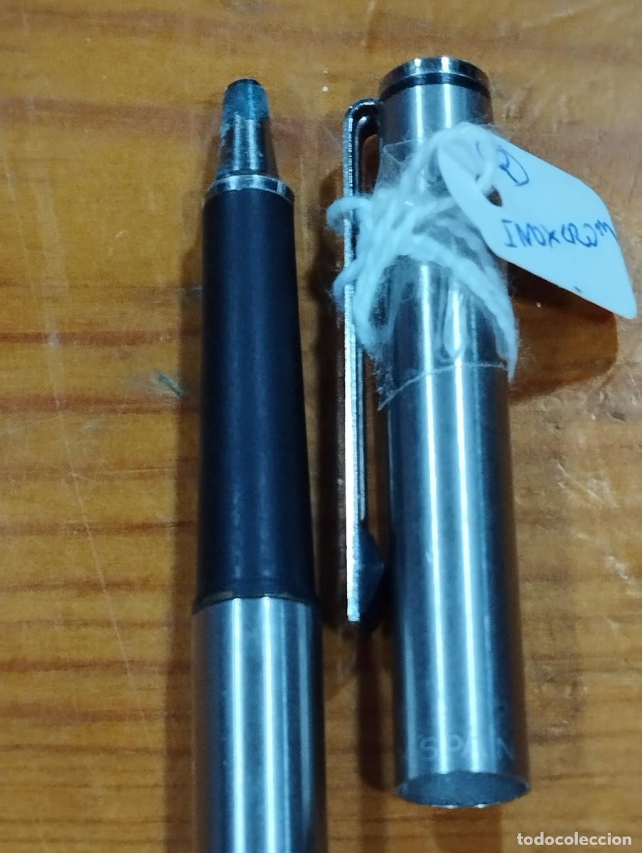 Bol&iacute;grafos antiguos: ROLLER INOXCROM MOD. 1800 DE ACERO. CON CAPUCH&Oacute;N. - Foto 5