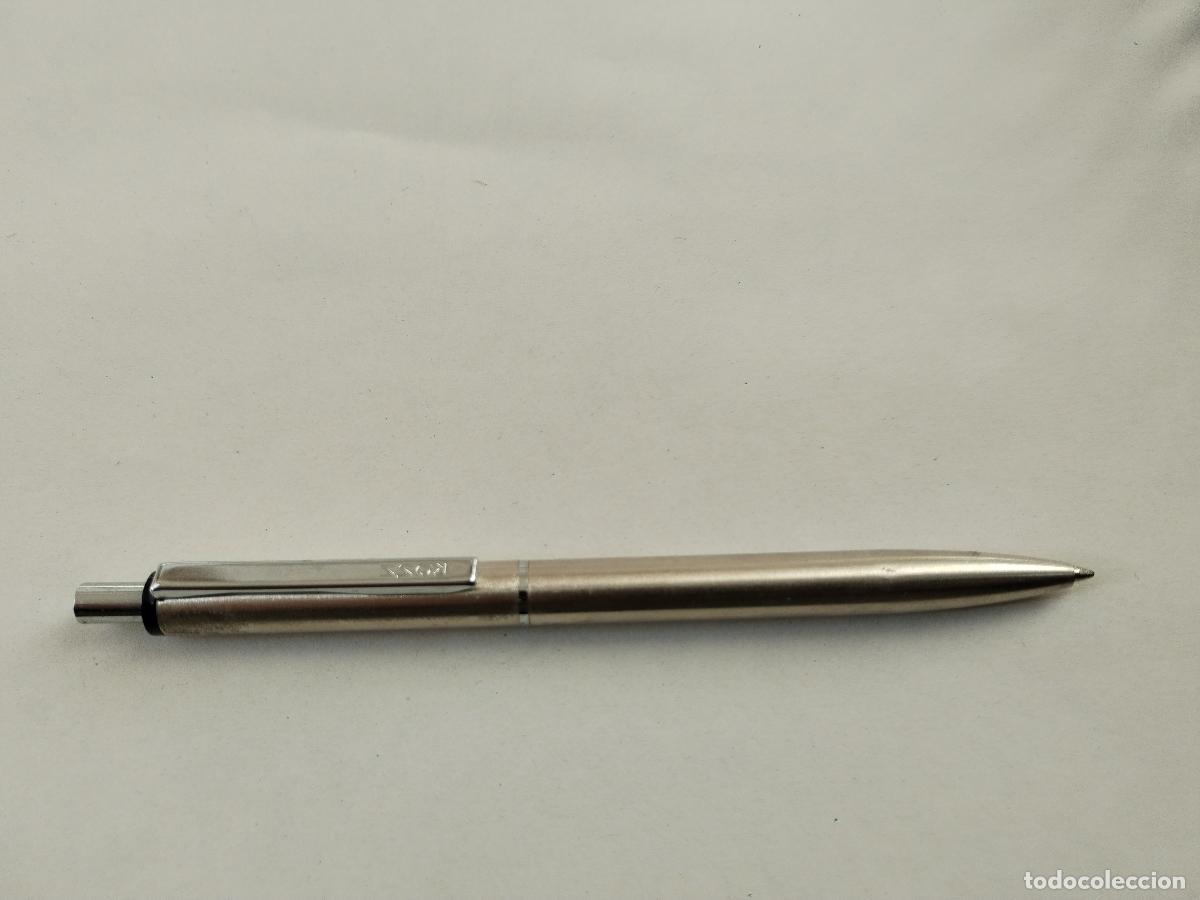 Bol&iacute;grafos antiguos: boligrafo ross cromo - Foto 1