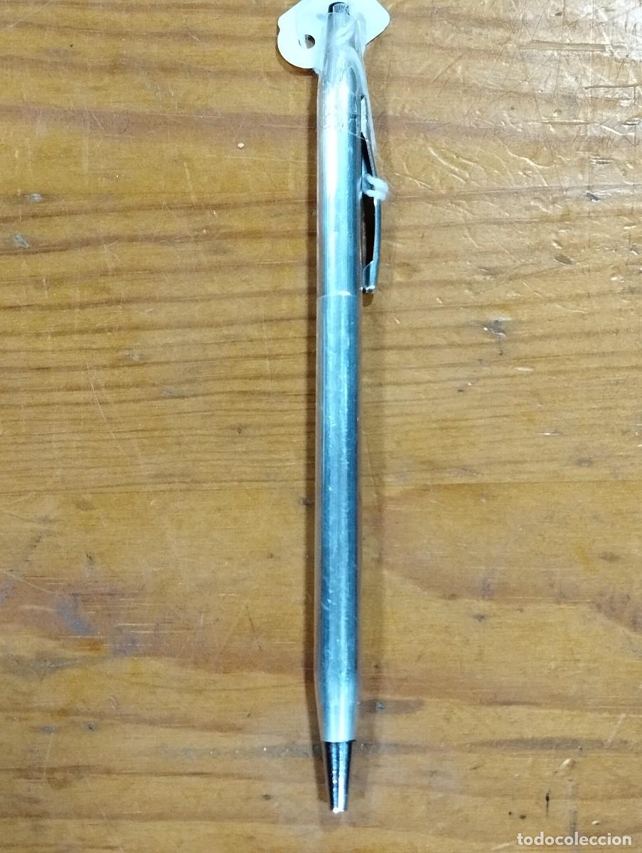 Bol&iacute;grafos antiguos: BOLIGRAFO CROSS PLATA. FUNCIONA Y ESCRIBE. - Foto 4