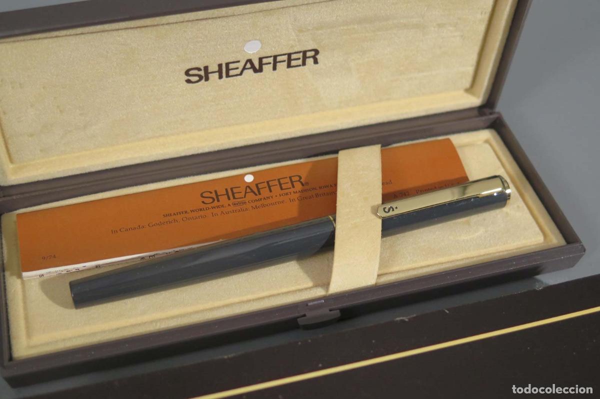 Bol&iacute;grafos antiguos: PLUMA. SHEAFFER. CAJA - Foto 2