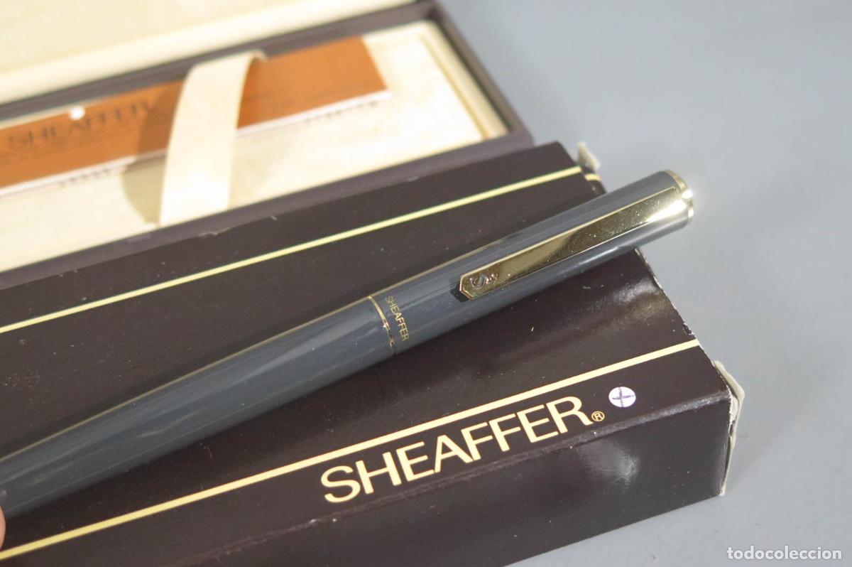 Bol&iacute;grafos antiguos: PLUMA. SHEAFFER. CAJA - Foto 3