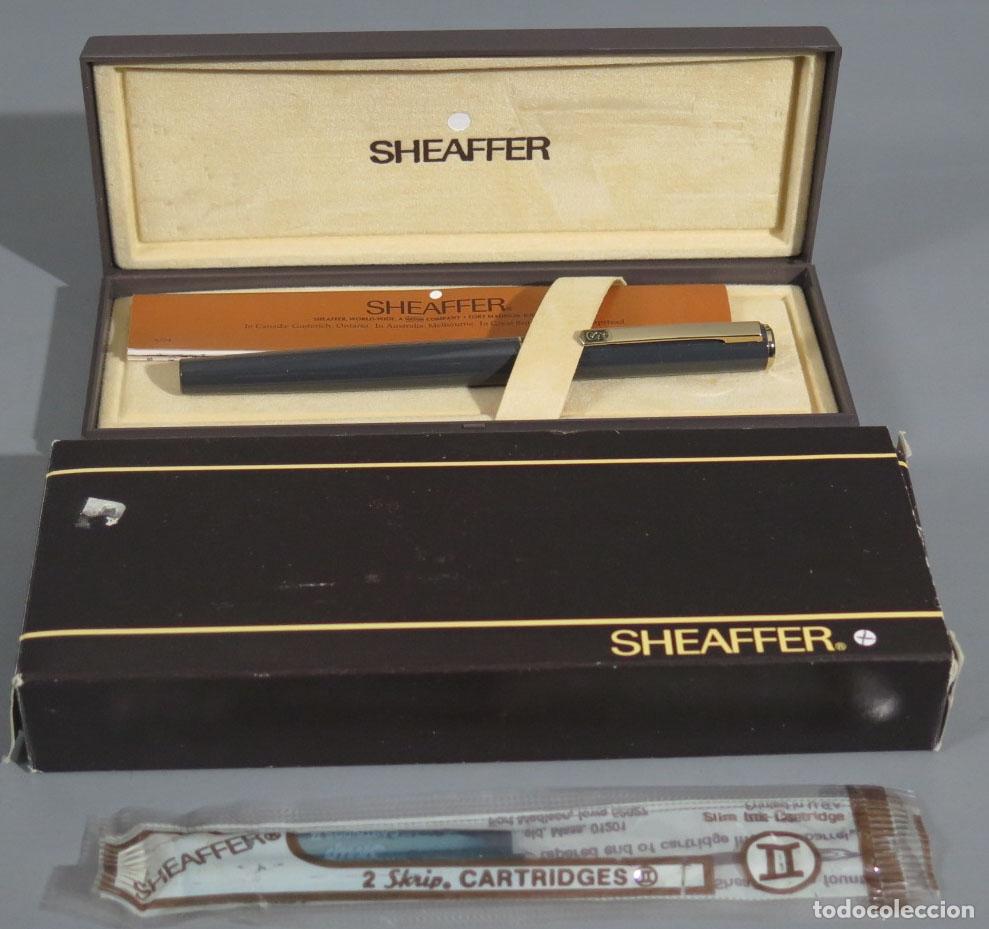 Bol&iacute;grafos antiguos: PLUMA. SHEAFFER. CAJA - Foto 1