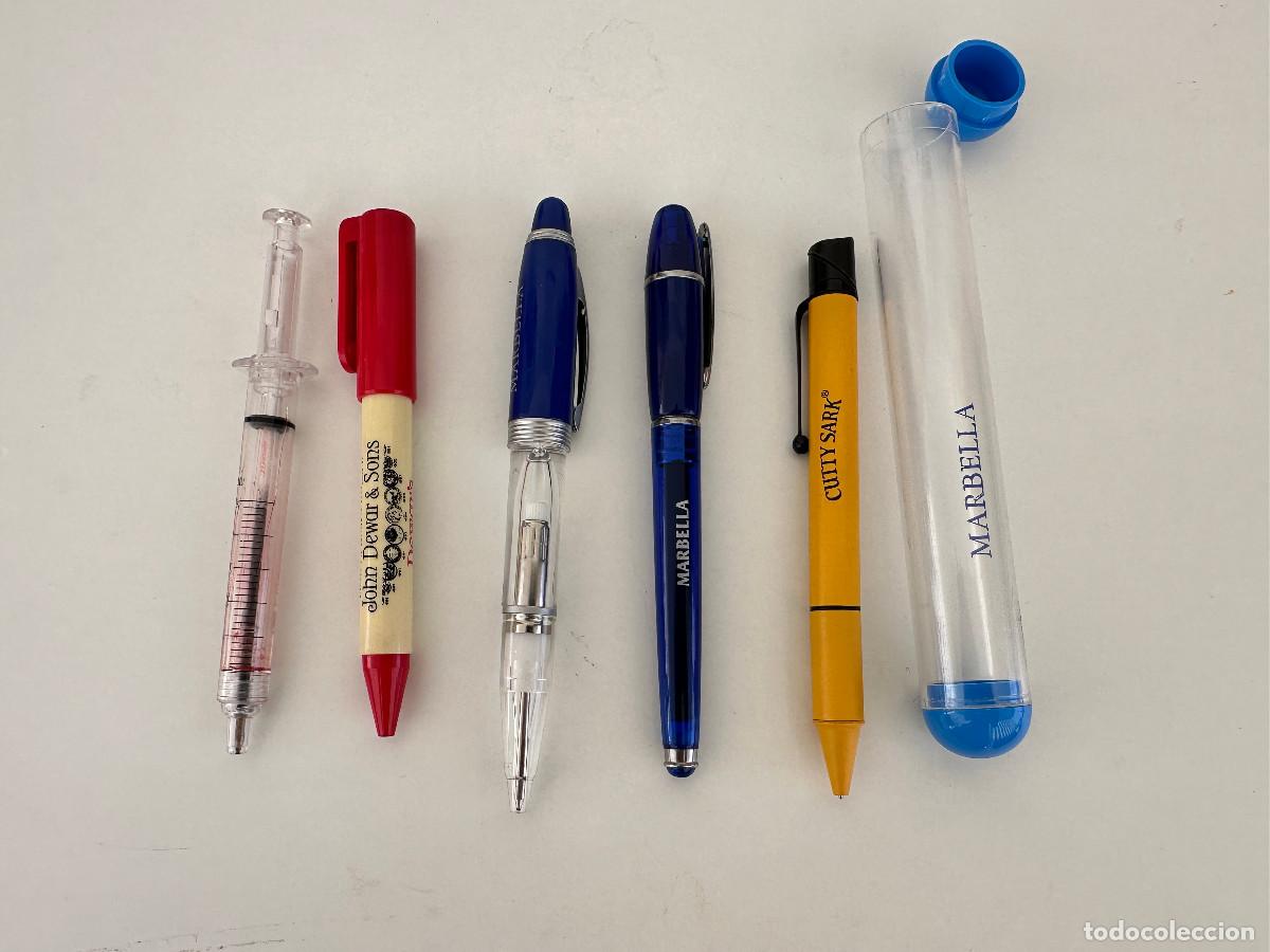 Bol&iacute;grafos antiguos: LOTE DE 5 BOLIGRAFOS - Foto 1