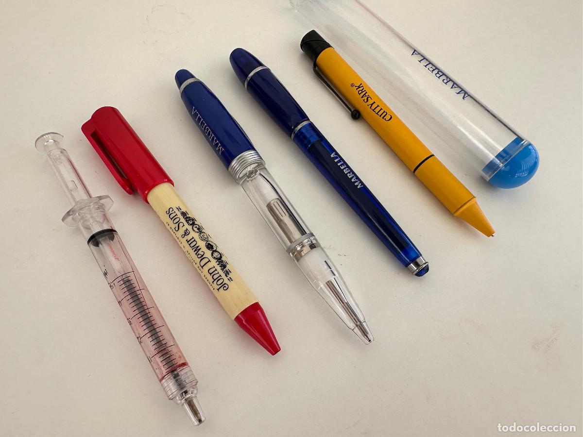 Bol&iacute;grafos antiguos: LOTE DE 5 BOLIGRAFOS - Foto 2