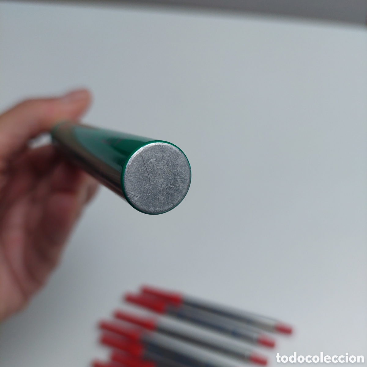 Bol&iacute;grafos antiguos: Lote de Sheaffer rojo. - Foto 8