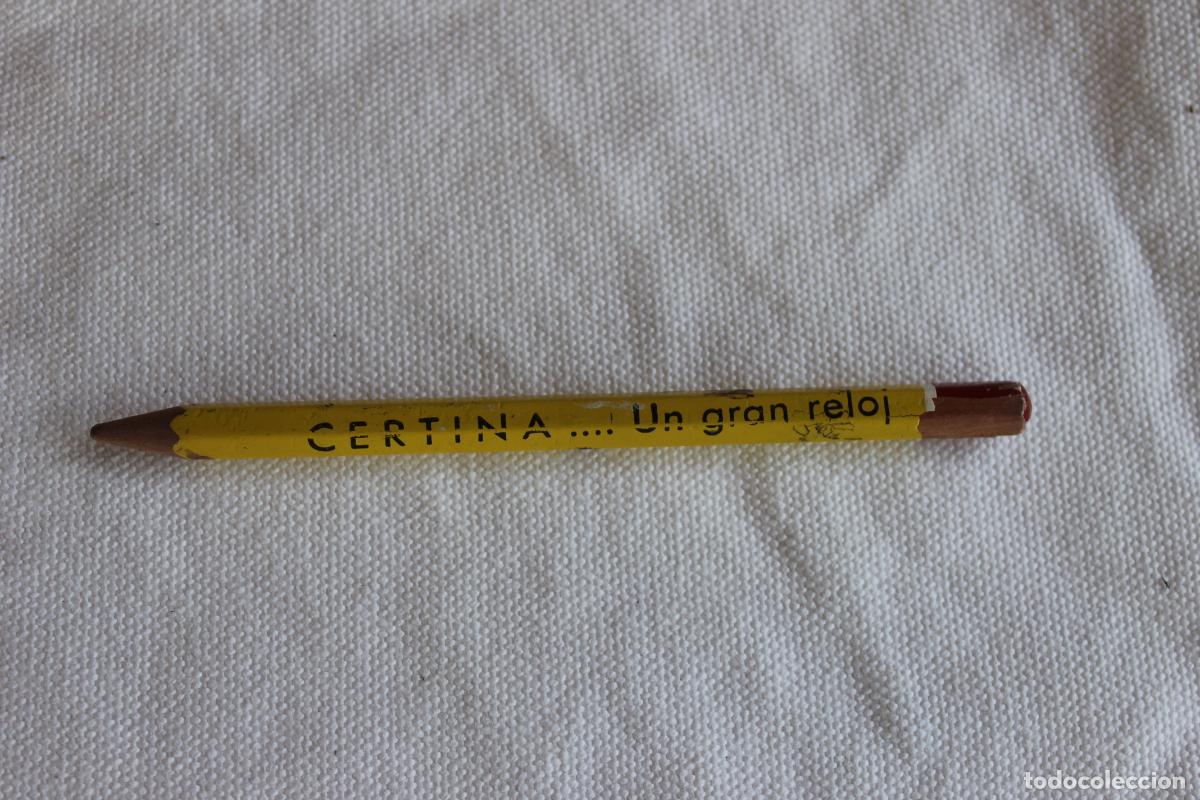 Bol&iacute;grafos antiguos: ANTIGUO LAPIZ CERTINA GRAN RELOJ - Foto 1