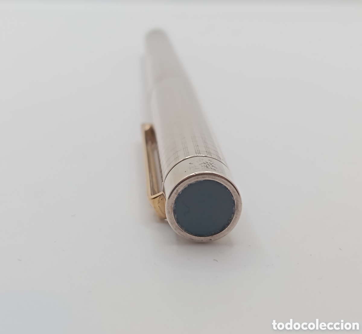 Bol&iacute;grafos antiguos: Rollerball Sheaffer Targa en plata de le6 - Foto 3