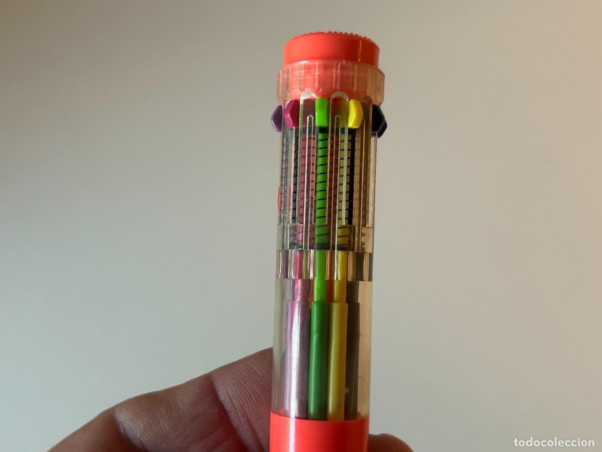 Bol&iacute;grafos antiguos: BOLIGRAFO MULTICOLOR - NO FUNCIONA TINTA SECA - Foto 3