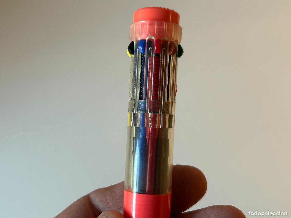 Bol&iacute;grafos antiguos: BOLIGRAFO MULTICOLOR - NO FUNCIONA TINTA SECA - Foto 4